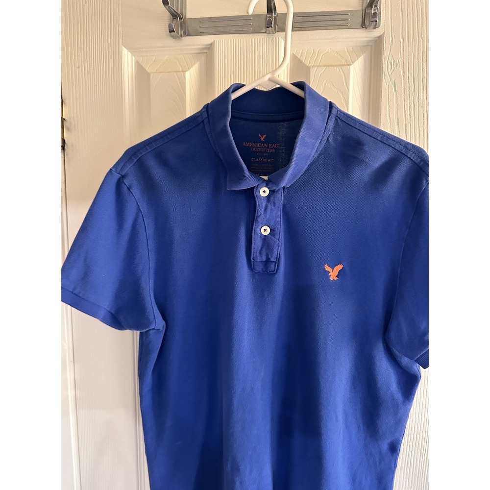 American Eagle Outifitters Mens Polo T-Shirt Size Medium - Picture 2 of 5
